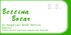 bettina botar business card
